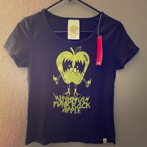 NWT BELIDE KISS theme green apple